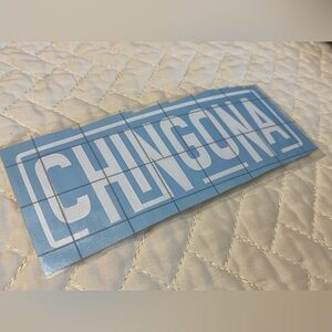 Chingona car decal